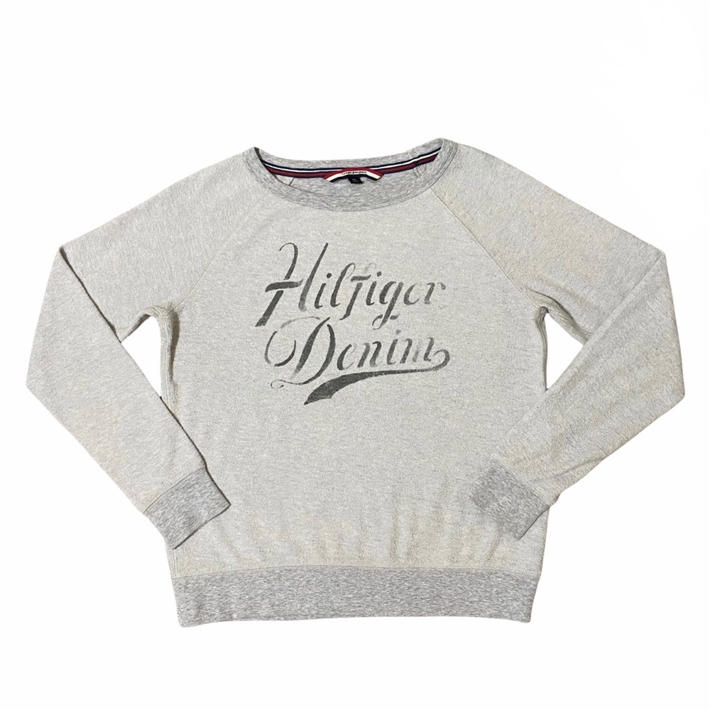Tommy Hilfiger Denim Inside Out Logo Crew Neck Sweatshirt